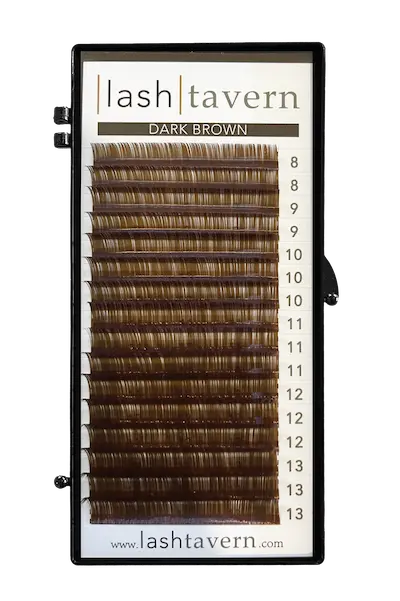 Dark Brown Eyelash Extensions