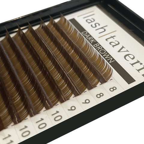 Dark Brown Eyelash Extensions
